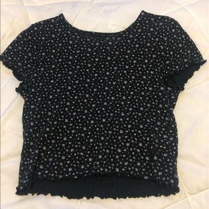 ribbed american eagle baby tee